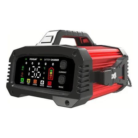 Carregador Bateria Automotiva 12v 25a Tela Lcd