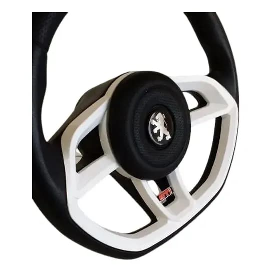 Volante Esportivo Gti Peugeot 206 306 Branco Bz Volante