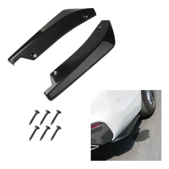 Difusor De Pára-choque Traseiro Universal Fitment Sporty Carbon