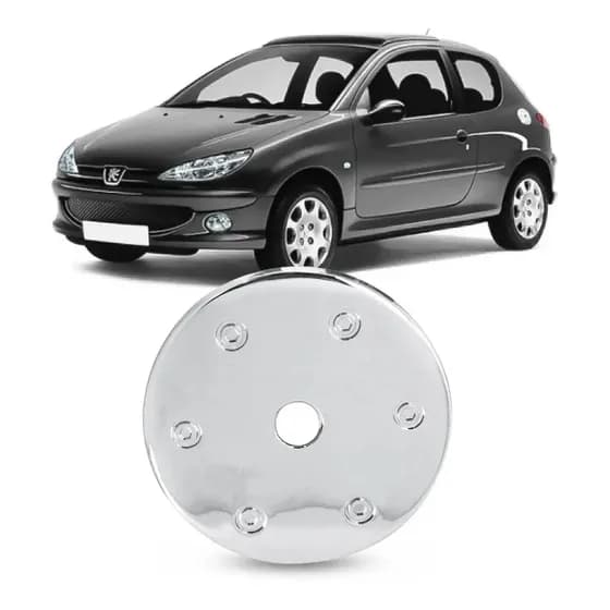 Aplique Cromado Tampa Combustivel Peugeot 206/207 07008