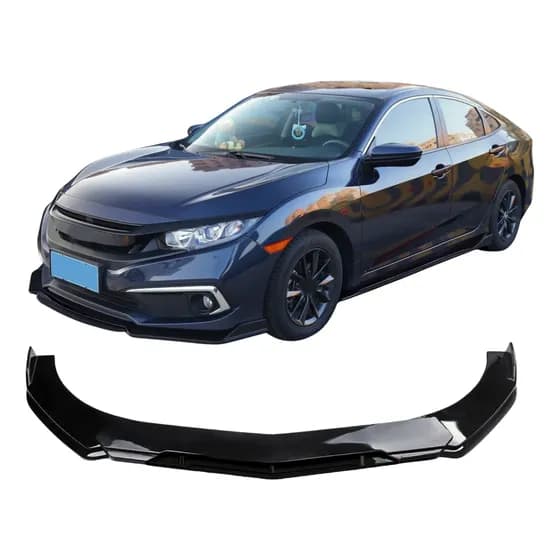 Saia Frontal Universal Ajustável Black Piano Carro Para-choq