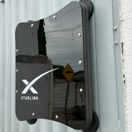 Case Suporte Starlink Mini 4 Ímãs 66 Mm Teto Carro Veicular Preto