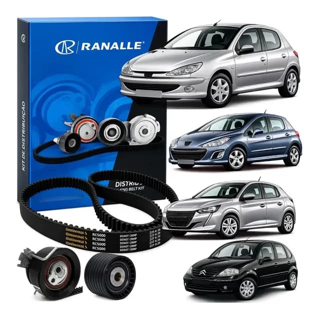 Kit Correia Dentada Peugeot 206 207 208 307 308 Citroen C3
