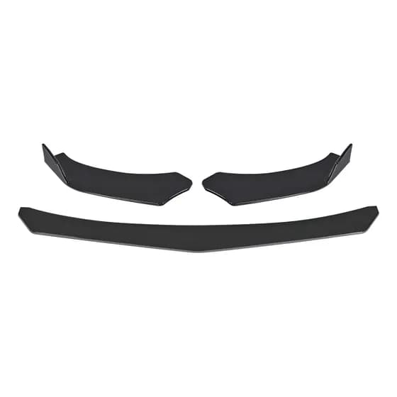 Front/back Lip Saia Spoiler Universal Ajustável Black Piano