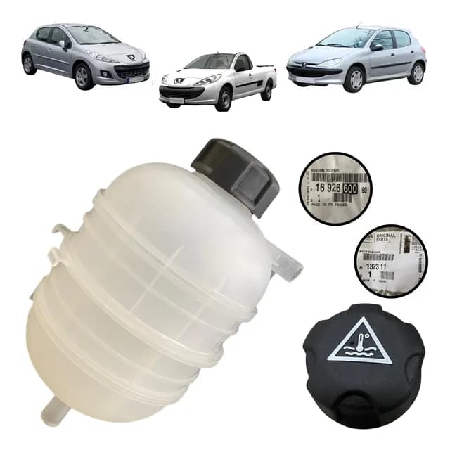 Reservatorio Agua + Tampa Peugeot 206 207 Hoggar Original