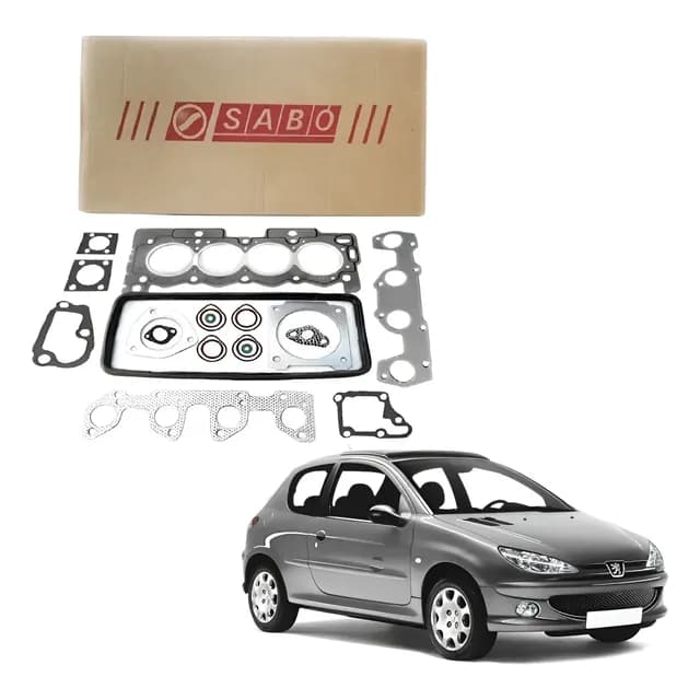 Jogo Junta Superior Cabeçote Peugeot 206 207 C3 1.4 8v Sabo