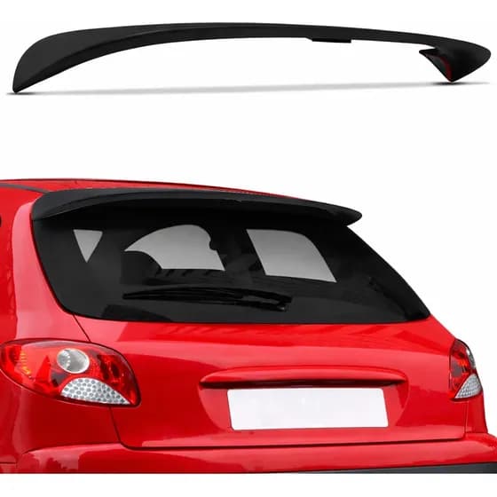 Aerofolio Preto Peugeot 206 207 2000 Á 2016 Frete Grátis