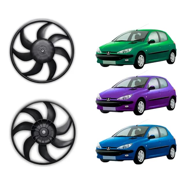 Hélice Do Ventilador Do Radiador Peugeot 206 207