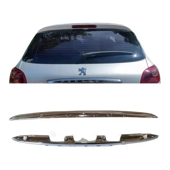 Aplique Cromado Friso Traseiro Peugeot 207 Hatch Original
