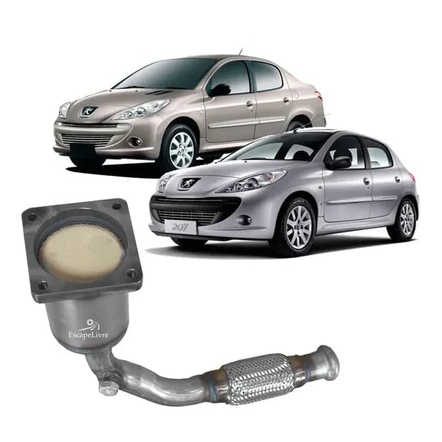 Catalisador Peugeot 207 1.4 8v 1.6 16v 2008 2009 10 ... 2015