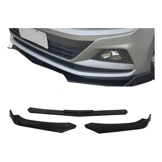 Front Lip Spoiler Dianteiro Universal 3 Pçs Saia Tg Poli