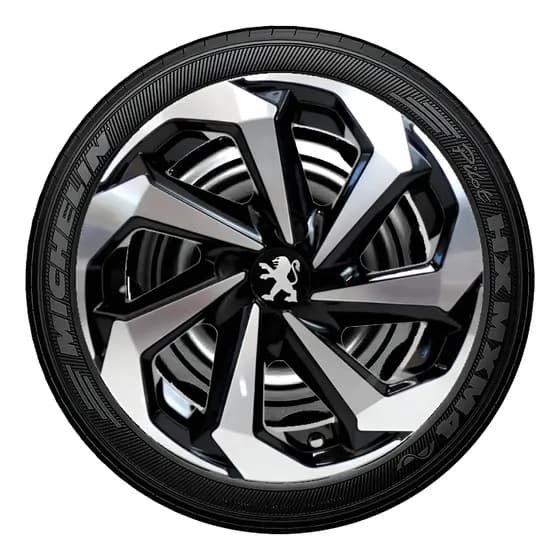 Jogo 4 Calota Eportiva Spider Aro 14 Peugeot 206 207 208 307