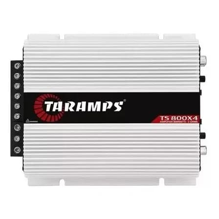 Modulo Taramps Ts 800 Rms Ts800x4 2 Ohms Amplificador 800w Entrada Rca E Fio T800 4 Canais Som Automotivo