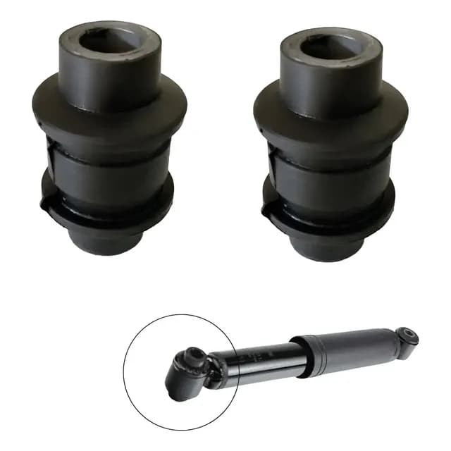 Par Bucha Inferior Amortecedor Traseiro Peugeot 206 207