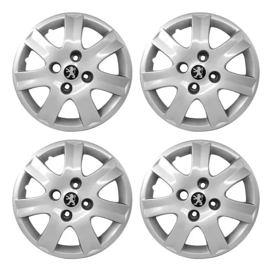 Calota Jogo Aro 14 Peugeot 206 207 307