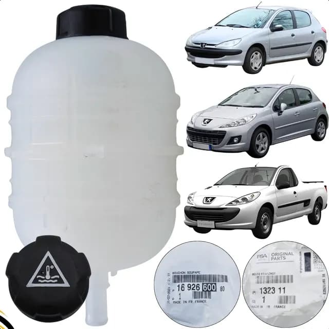 Reservatório Água + Tampa Peugeot 206 207 Hoggar Original