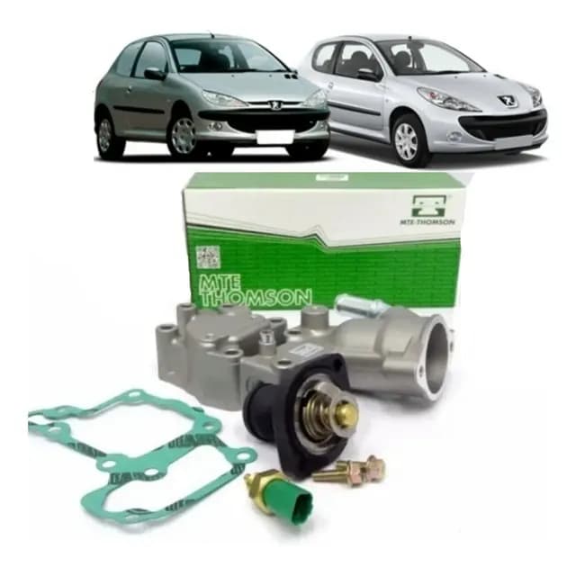 Carcaça Completa Com Válvula Termostática Peugeot 206 207