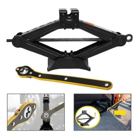 Macaco Para Carro Idraulico 1.5t Com Chave Para Carro