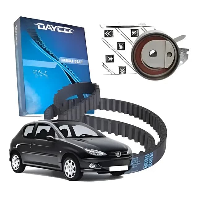 Kit Correia Dentada E Tensor Peugeot 207 1.4 8v Flex 2008...