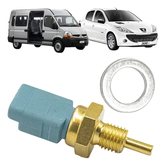 Sensor Temperatura Água Peugeot 206 207 1.6 16v 2001 A 2013