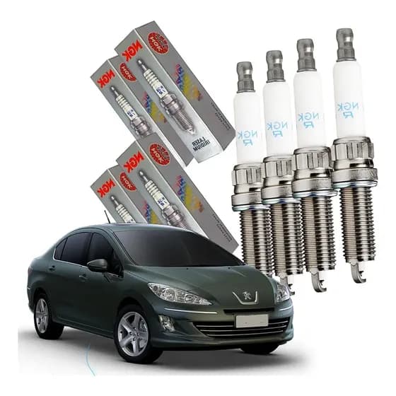 4 Velas Ignição Iridium Peugeot 408 Thp 2015 2016 2017 2018