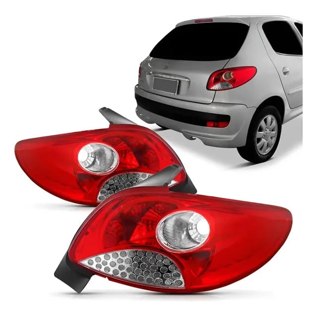 Sinaleira Farol Traseiro Peugeot 207 Ano 2012 A 2015 Hatch