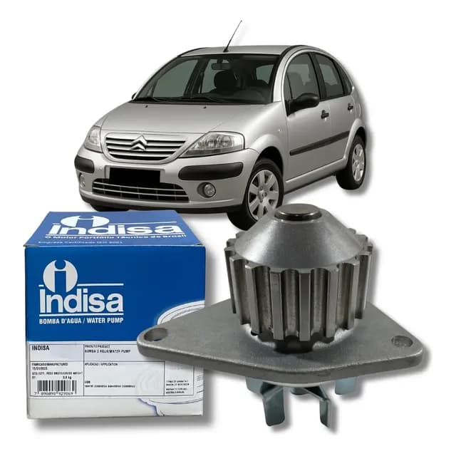 Bomba Dágua Citroen C3 1.4 8v 2007 2008 2009 2010 2011 2012