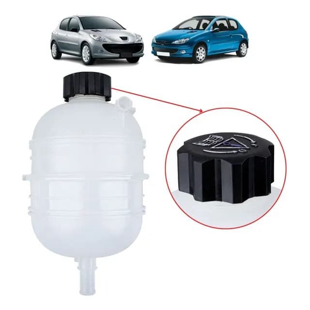 Reservatório Água Radiador C/ Tampa Peugeot 206 207 132311