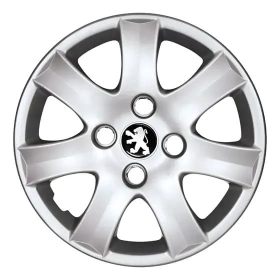 Calota Peugeot 206 207 Aro 14 Prata 2001 Ate 2012