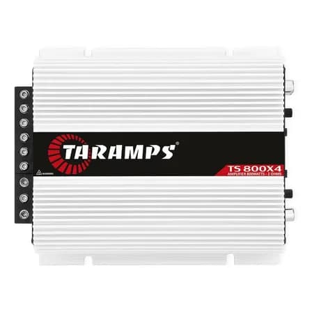 Módulo Amplificador Taramps TS800x4 de 800W para Som Automotivo