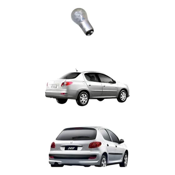 Lampada 21/5w Freio E Sinaleira Lanterna Peugeot 207 2010