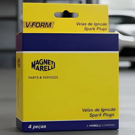 Jogo Vela Ignição Peugeot 206 207 307 Partner 1.6 16v Flex