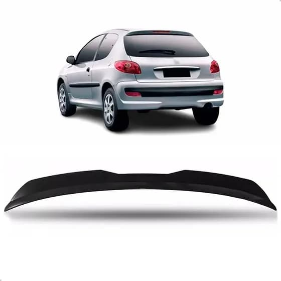 Aerofólio Universal Para Veículos Hatch Preto Black Piano