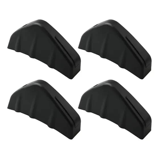 4 Peças Preto Pára-choque Traseiro Difusor Universal Carro