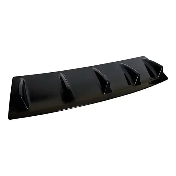 Difusor Extrator Lip Para-choque Traseiro Universal Preto