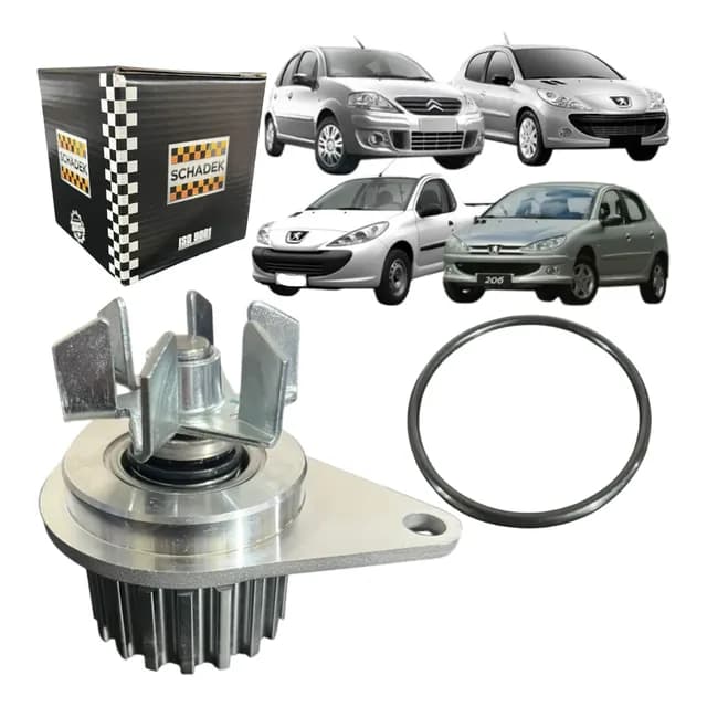 Bomba D'água Peugeot 206 207 C3 Xsara Hoggar 1.4 8v Schadek