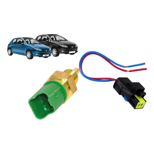 Sensor Temperatura + Chicote Peugeot 206 207 C3 8v 1.4