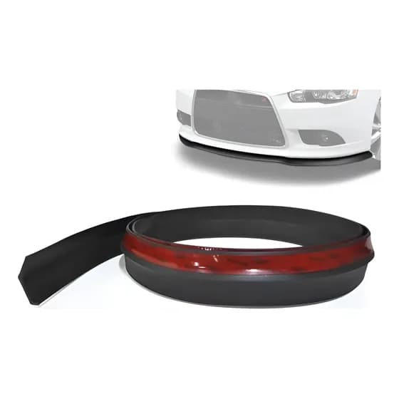 Saia Spoiler Parachoque Front Lip Borracha Tuning Universal