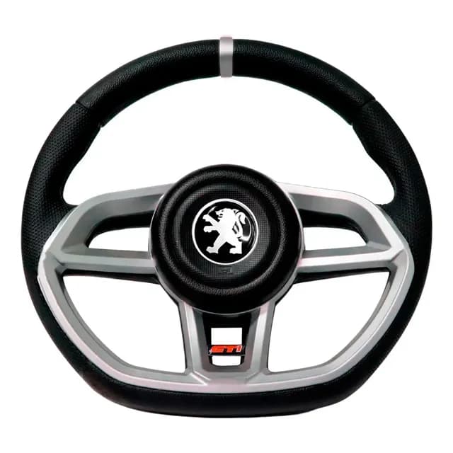 Volante Esportivo Gti Peugeot 106 206 306 Prata