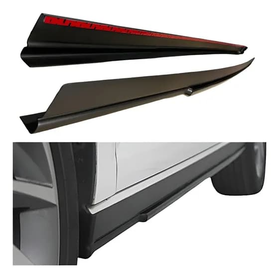 Spoiler Lateral Universal Preto 1,65 Cm A 1,95 Cm Tg Poli