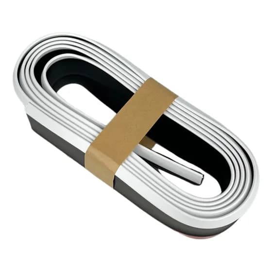 Saia Frontal Veicular Universal Branco E Preto Carro Pvc