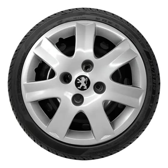 Jogo Calota Aro 14 Peugeot 207 2011 - 4 Pcs C/ Emblema