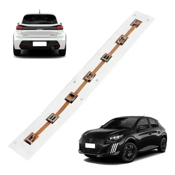 Emblema Peugeot Traseiro Novo 208 Peugeot 98284027dx