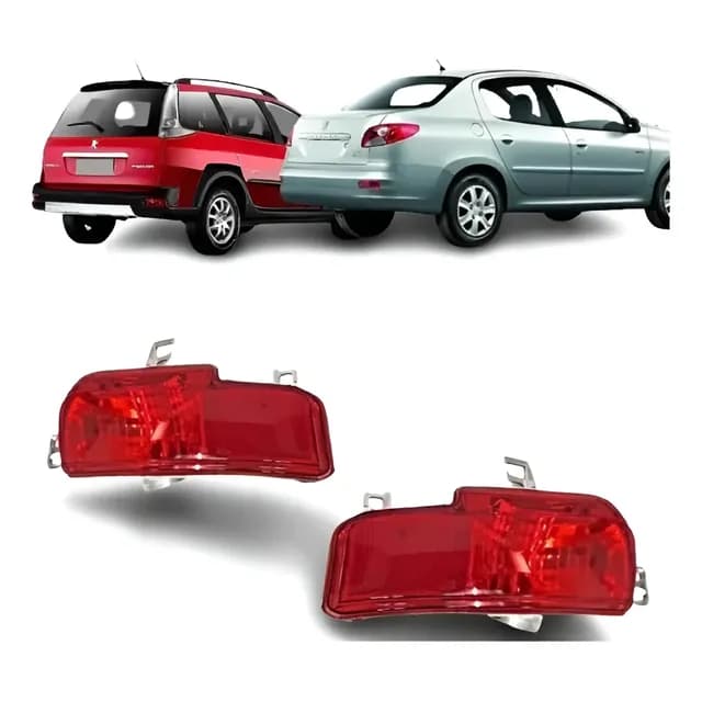 Par De Lanternas Neblina Peugeot 207 Sedan/sw 2008 Até 2015