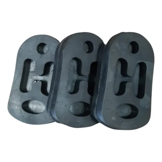 Coxim Escapamento Peugeot 206 207 208 Borracha Suporte 3 Pçs