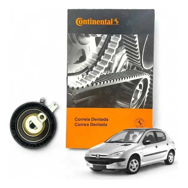 Kit Correia Dentada Tensor Peugeot 1.6 16v 206 207 Ct1065