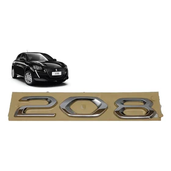 Emblema Dianteiro Peugeot 208 Ano 2021 2022 2023