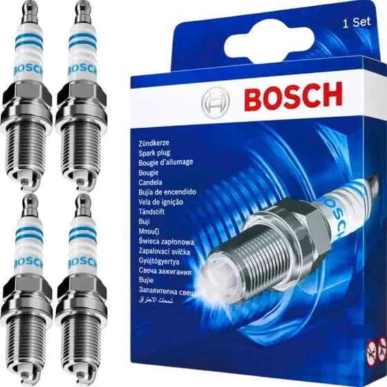 Jogo Vela Ignição Peugeot 206 207 Hoggar 1.4 8v Bosch