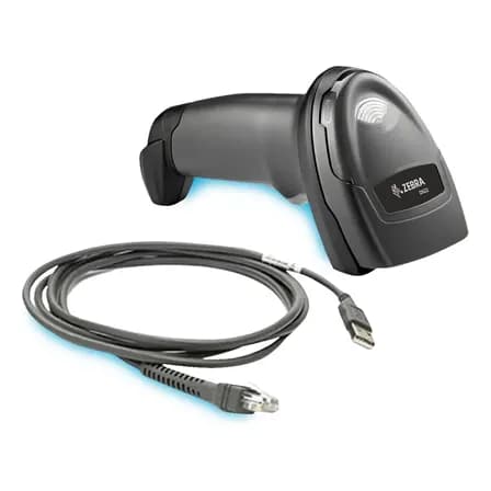 Leitor Código De Barras Zebra Imager 2d Ds2208 Sem Suporte Cor Twilight black